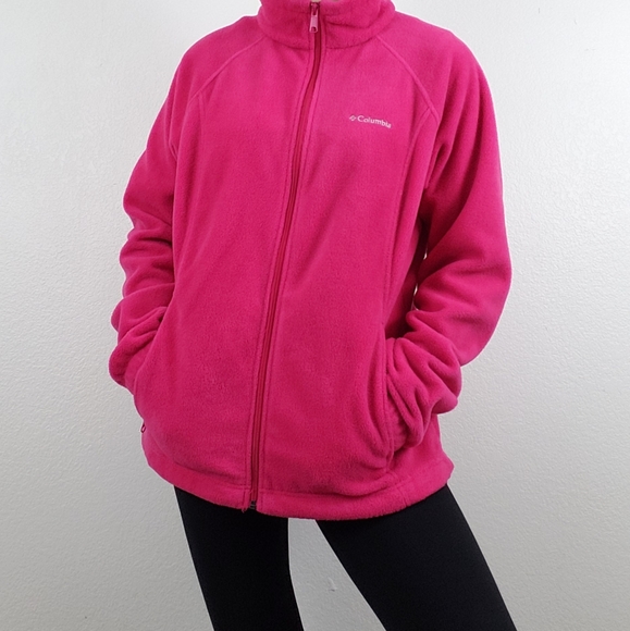 Columbia Hot Fuzzy Pink Fleece Jacket 